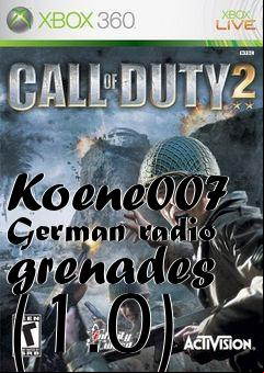 Box art for Koene007 German radio grenades (1.0)