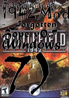 Box art for Battlefield 1942 Mod - Forgotten Hope v0.7 (Windows 7)