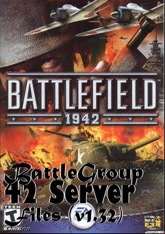 Box art for BattleGroup 42 Server Files (v1.32)