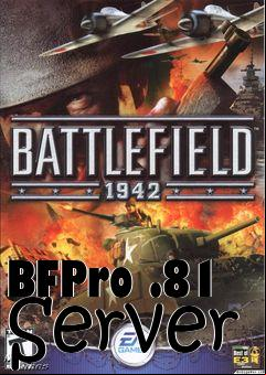 Box art for BFPro .81 Server