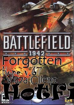 Box art for Forgotten Hope v.67 - v.67a Client HotFix