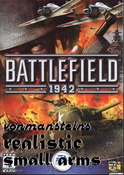Box art for vonmansteins realistic small arms