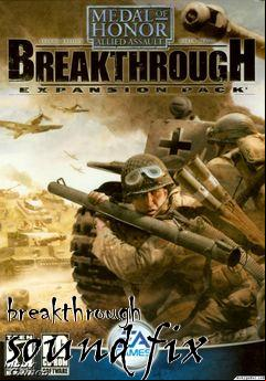 Box art for breakthrough sound fix