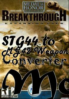 Box art for STG44 to MG42 Weapon Converter Mod