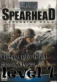 Box art for spmp spearhead mission 1 level 1