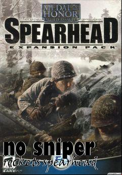 Box art for no sniper rockets spearhead