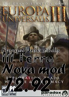 Box art for Europa Universalis III Terra Nova mod 12.92