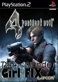Box art for RE4 - Blonde Girl FIX