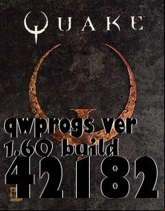 Box art for qwprogs ver 1.60 build 42182