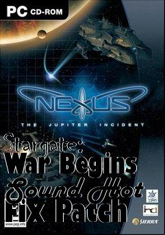 Box art for Stargate: War Begins Sound Hot Fix Patch