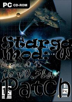 Box art for Stargate Mod: War Begins v0.35 to v0.36a Patch
