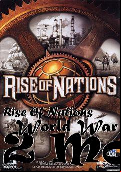 Box art for Rise Of Nations - World War 2 Mod