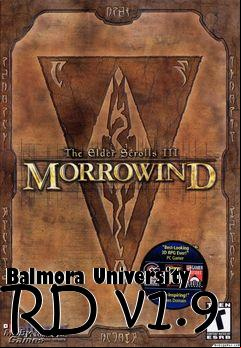 Box art for Balmora University RD v1.9