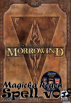 Box art for Magicka Regen Spell v0.9