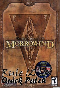 Box art for Rule 12 DX Quick Patch