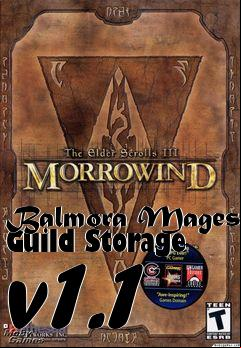 Box art for Balmora Mages Guild Storage v1.1