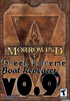 Box art for Greek Trireme Boat Replacer v0.9