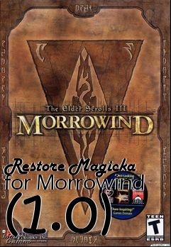 Box art for Restore Magicka for Morrowind (1.0)
