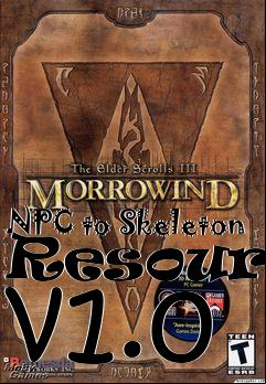 Box art for NPC to Skeleton Resource v1.0