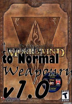 Box art for Immunity to Normal Weaponry v1.0
