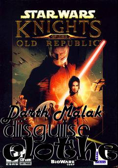 Box art for Darth Malak disguise clothes