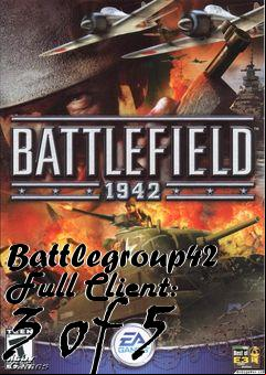 Box art for Battlegroup42 Full Client: 3 of 5
