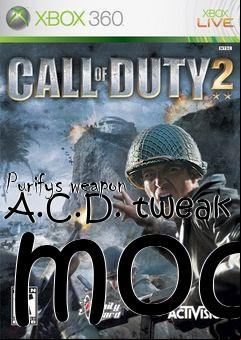 Box art for Purifys weapon A.C.D. tweak mod
