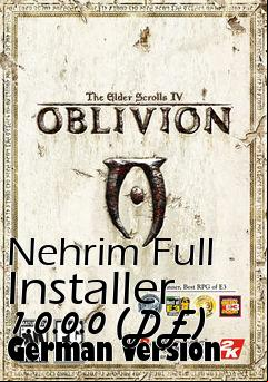Box art for Nehrim Full Installer 1.0.0.0 (DE) German Version