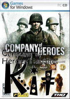 Box art for Company of Heroes FanSite Kit