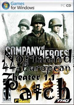 Box art for Normandy 44: European Theater 1.1 Patch