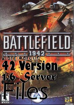 Box art for Battlegroup 42 Version 1.6 Server Files