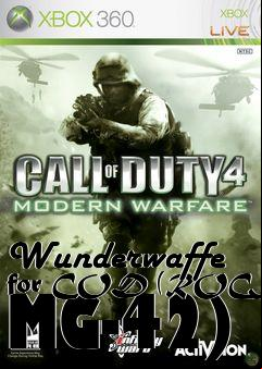 Box art for Wunderwaffe for COD (ROCKET MG-42)