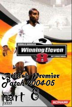 Box art for British Premier Patch 2004-05 part 8