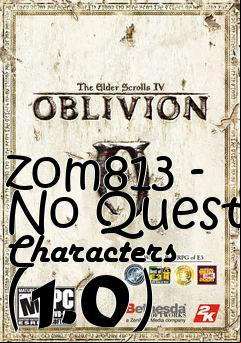 Box art for zom813 - No Quest Characters (1.0)