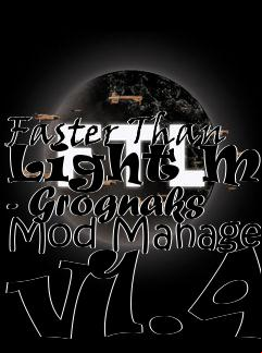 Box art for Faster Than Light Mod - Grognaks Mod Manager v1.4