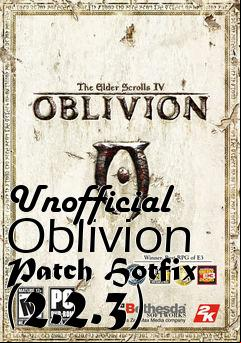 Box art for Unofficial Oblivion Patch Hotfix (2.2.3)