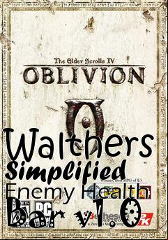 Box art for Walthers Simplified Enemy Health Bar v1.0