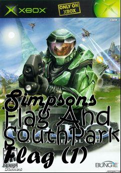 Box art for Simpsons Flag And SouthPark Flag (1)