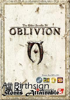Box art for All Birthsign Stones Attainable