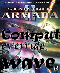 Box art for Computer override wave