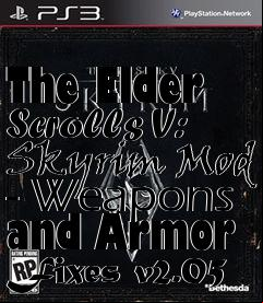 Box art for The Elder Scrolls V: Skyrim Mod - Weapons and Armor Fixes v2.05