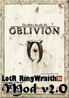 Box art for LotR RingWraith Mod v2.0