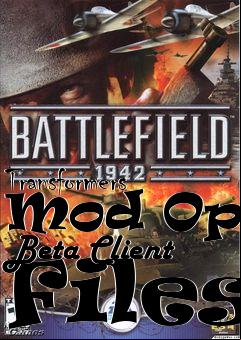 Box art for Transformers Mod Open Beta Client Files