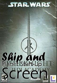 Box art for Ship and Planet Start-up Screen