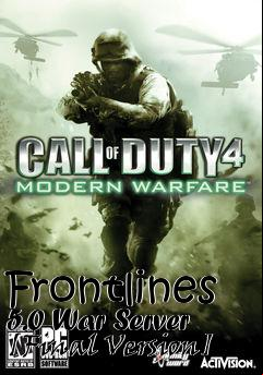 Box art for Frontlines 5.0 War Server [Final Version]