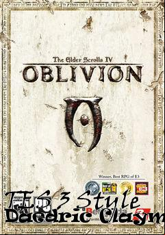 Box art for TES 3 Style Daedric Claymore