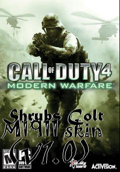 Box art for Shrubs Colt M1911 skin (v1.0)
