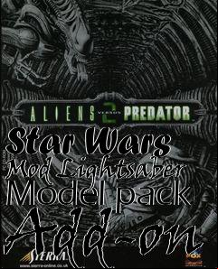 Box art for Star Wars Mod Lightsaber Model pack Add-on
