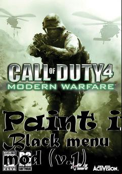 Box art for Paint in Black menu mod (v.1)