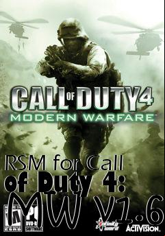 Box art for RSM for Call of Duty 4: MW v1.6